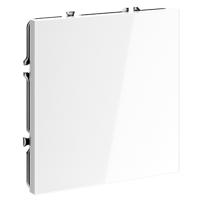 VOLTUM Заглушка S70 с суппортом, (белый глянцевый)