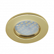 Ecola Light MR16 DL90 GU5.3 золото Светильник Ecola Light MR16 DL90 GU5.3 Светильник встр. плоский Золото 30x80 (кd74)  [FG1611EFY.]
