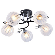 Svk-Lighting 10565/5 BK+CR Люстра E27*60W