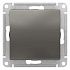 SE AtlasDesign Сталь Выключатель 1-клавишный сх.1, 10АХ, механизм