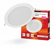 ASD Светильник RLP-VC 18W встраиваемый круг белый, 6500К 1440Лм 185мм (140мм) IP40