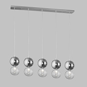 Подвесной светильник Selisa G4*5 хром/дымчатый