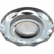 Ecola MR16 DL1653 GU5.3 Glass Круг Хром/Хром, FC1653EFF (10/50)