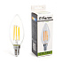 Feron Свеча LB-717 15W E14 4000K прозрачный филамент C35