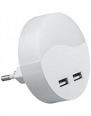 Feron Ночники c USB выходами круг, белый 0,45W FN1122 