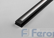 Feron Шинопровод для трековых светильников, черный, 3м,  в наборе 2 заглушки, крепление, токовод  CAB1003