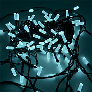 Гирлянда  "Лучики", SE-BEAM-110Т, 10М, 100LED, бирюзовый, темно-зел. шнур 0,7м, контр.