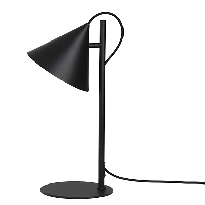 Kink Light Настольная лампа Райви черный L23 h47 E27 1*60w