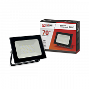 IN HOME СДО-7 70Вт 230В 6500К IP65 черный Прожектор