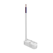 Arte Lamp Коннектор для ввода питания для шинопровода RAPID белый