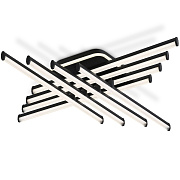 Ambrella FL6262 BK черный 130W 3000K-6400K 810*810*130 (ПДУ ИК) Люстра