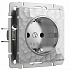 Werkel W1271006 Розетка с заземлением Hammer (серебряный)
