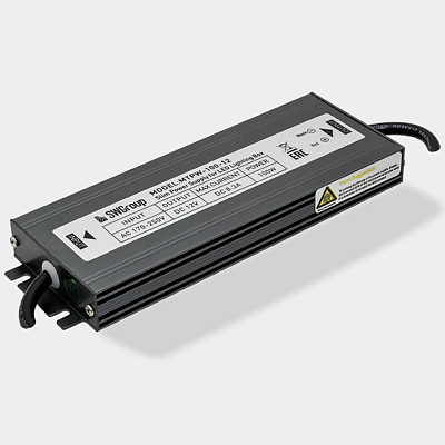 Блок питания 100W 12V (MINI Al) Влагозащитный SWG