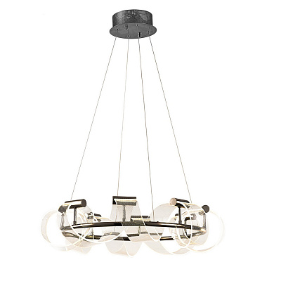 Kink Light 08037-70,29 Люстра Ранни черный жемчуг d70 h150 Led 8*10W (4000K)