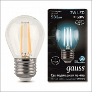 globe LED 5.0W E27 4100K Filament (10/100)