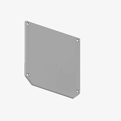 DT Торцевая заглушка для профиля S-25 (2шт) COLIBRI