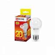 LED-A60-VC 20Вт 230В Е27 3000К 1800Лм IN HOME Лампа светодиодная
