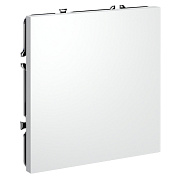 VOLTUM Заглушка S70 с суппортом, (белый матовый)