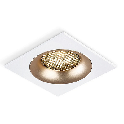 Ambrella Светильник встраиваемый TN102728 WH/GD белый/золото GU5.3