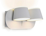 Ambrella FW171/2 WH/S белый/песок LED 3000K 20W 230*100*140 Бра