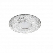 Светильник встаиваемый 15LED*2835 SMD 4000K MR16 G5.3 прозрачный  CD942