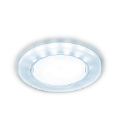 Ambrella G214 WH/CH/CLD хром/матовый GX53+3W(LED COLD) Светильник