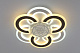 Светильник светодиодный LINVEL MS 1040 Далл 160W 3000-6500К Белый/коричневый IP20 AC180-220V 19200Lm