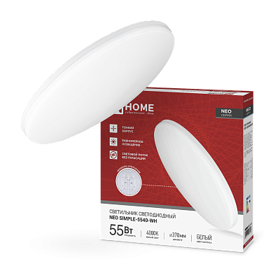 IN HOME NEO SIMPLE 55Вт 4000K 4400Лм 375x59мм белый