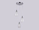 Ambrella TR3548/3 CH/CL хром/прозрачный E14 max 40W Светильник подвесной