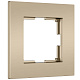 Werkel Slab Рамка на 1 пост (шампань софт)