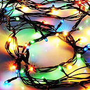 Ecola LED гирлянда 220V IP20 Нить 10м 160Led RGBW, 8 режимов, прозр.провод с вилкой