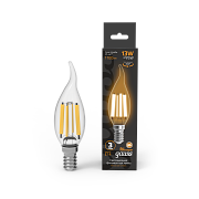 Gauss LED Candle tailed 13W Е14 2700К Filament Лампа светодиодная