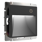 Встраиваемая LED подсветка с датчиком движения (черный матовый) три режима W1154608