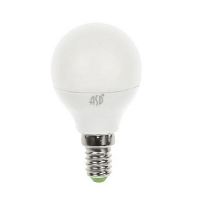 ASD LED-ШАР-standard 7.5Вт 160-260В Е14 3000К Лампа светодиодная