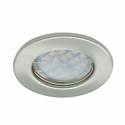 Ecola Light MR16 DL90 GU5.3 сатин-хром Светильник Ecola Light MR16 DL90 GU5.3 Светильник встр. плоский Сатин-Хром 30x80 (кd74)  [FS1611EFY.]