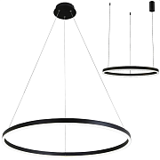 Kink Light 08214,19A(4000K) Подвес Тор черный d80 h150 Led 45W (4000K) 2 типа крепления