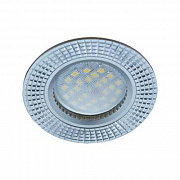 Ecola MR16 DL3182 GU5.3 матовый Хром/Алюм Рифленые Реснички по кругу, FS1608EFF (10/100)
