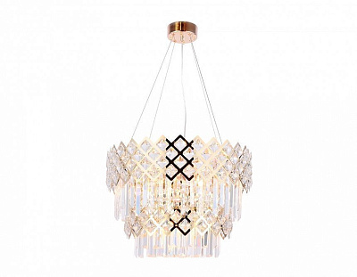 Ambrella TR5275/8 GD/CL золото/прозрачный E14/8 max 40W D520*380 Люстра