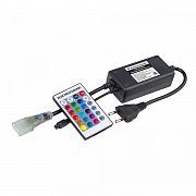 Контроллер для гибкого неона RGB LS001 220V с ПДУ (ИК) IP20