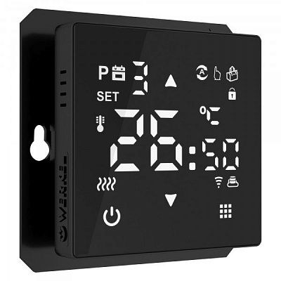 Werkel Терморегулятор сенсорный для теплого пола Умный дом (черный) W1151208