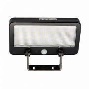 Uniel Прожектор на солнечной батарее, с датчиком движения 5W 4000K черный 