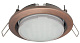 Ecola GX53 H4 черная медь Светильник Ecola GX53 H4 светильник встраив. без рефл.  Черненая медь 38x106 (к+)  [FP53H4ECB.]