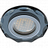 Ecola MR16 DL1653 GU5.3 Glass Стекло Черный, Черный хром Светильник круглый вогнутый