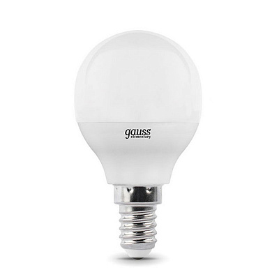 Gauss globe LED 12W E14 4100K 920lm Elementary Лампа светодиодная 