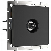 Werkel W1183008 ТВ-розетка оконечная (черный матовый)