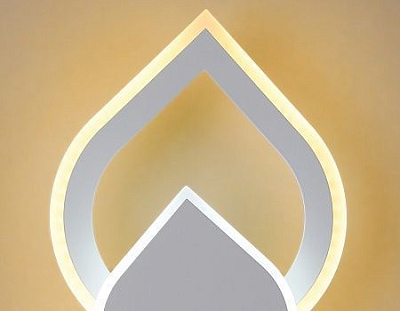 Ambrella FA566 WH/S белый/песок LED 3000K/6400K 24W 200*200*60