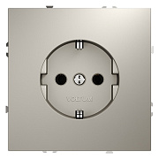 Розетка с заземлением 16А, VOLTUM S70 (кашемир)