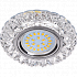 Ecola MR16 LD7009 GU5.3 искристый с подсветкой "Кристалл" Прозрачный/Хром Светильник Ecola MR16 LD7009 GU5.3 Светильник встр. искристый с подсветкой "Кристалл" Прозрачный / Хром 30x95  [FT16CCEFB.]