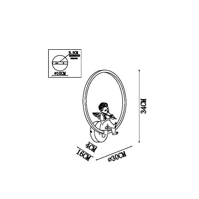 ARTE LAMP A6065AP-1WH Бра