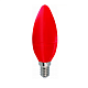 Я Ecola candle LED color  6,0W 220V E14 Red свеча Красная